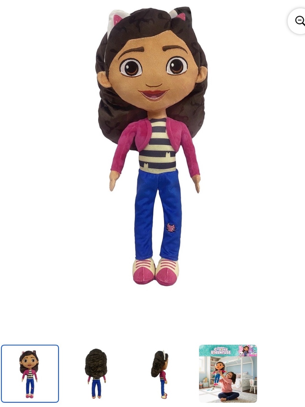 Gabbys Dollhouse "Charming Gabby" Cuddle Pillow 20 inch